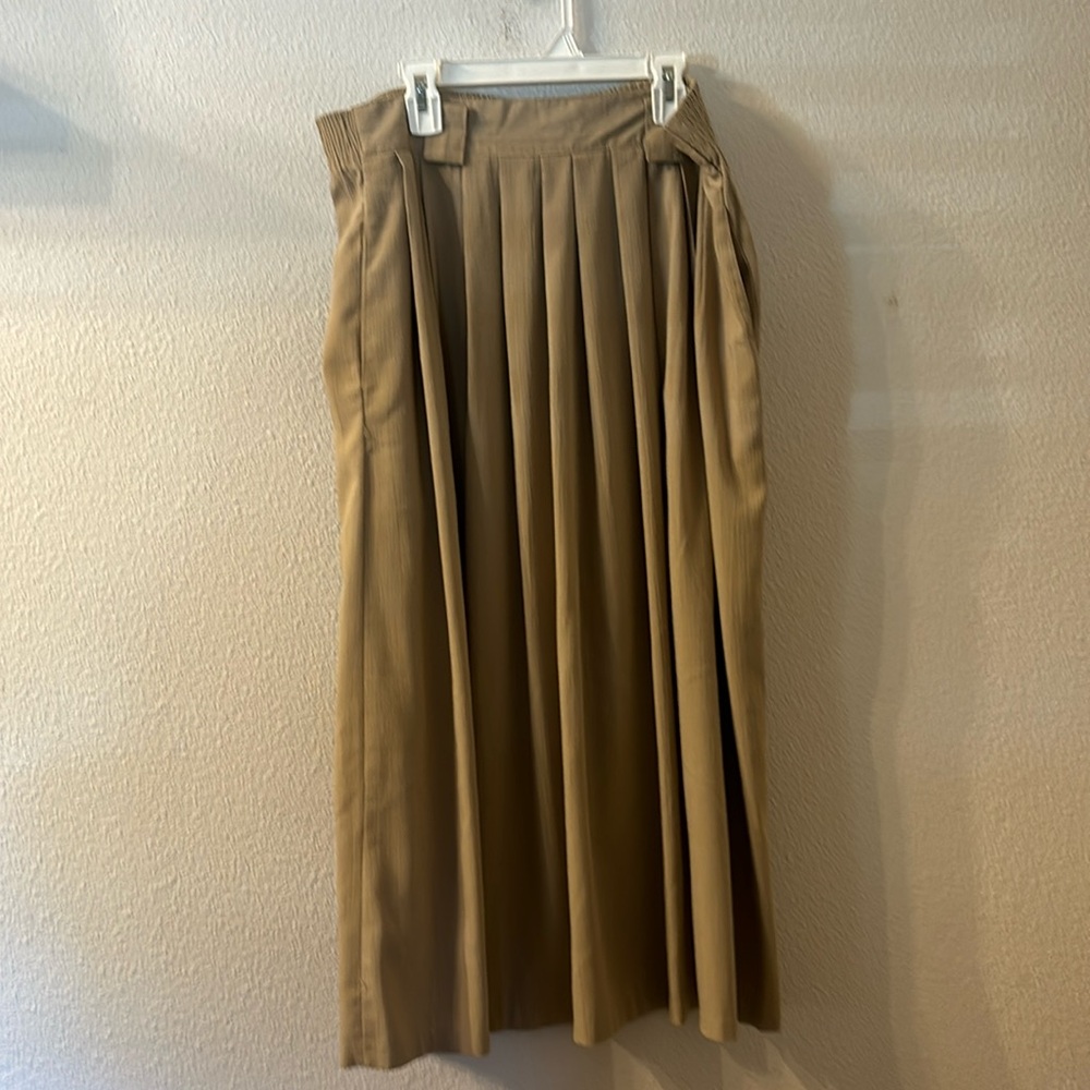 VTG Claude pleated midi skirt size 11/12